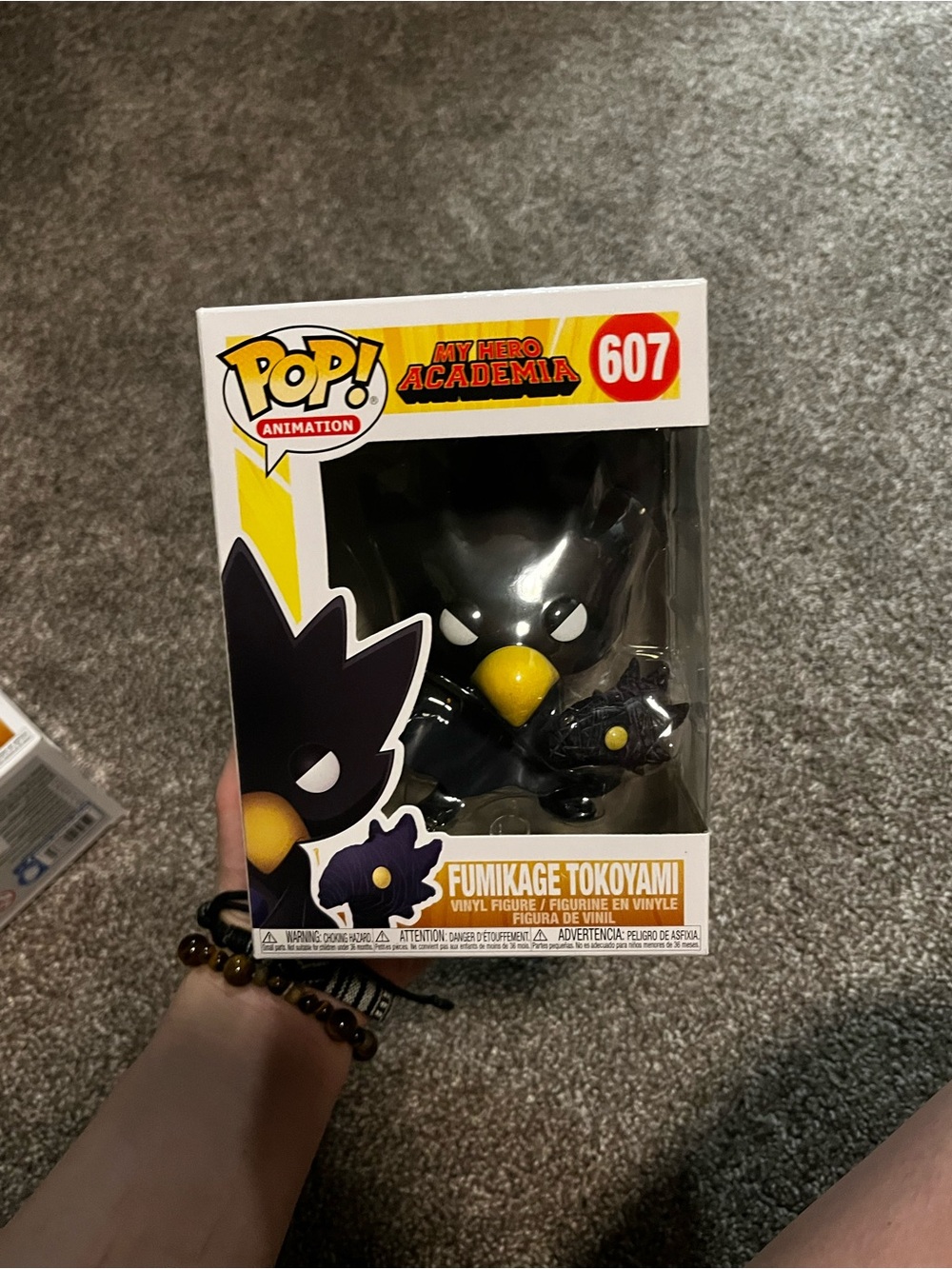 Funko Pop! My Hero Academia Fumikage Tokoyami Black and Yellow Vinyl Figure